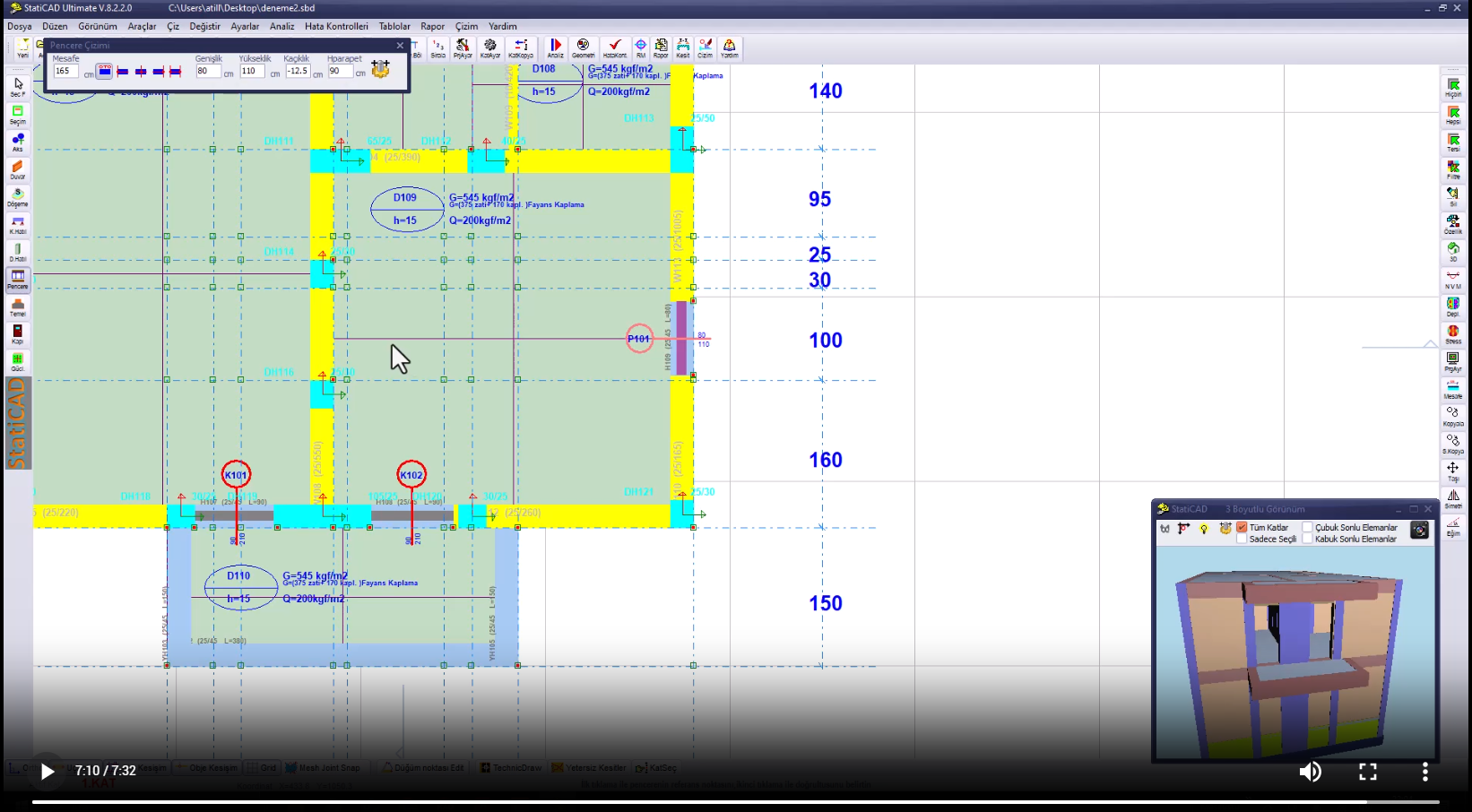 Kapı ve Pencere Çizimi